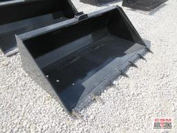 KC 66" Skid Steer Tooth Bucket Weighs #480