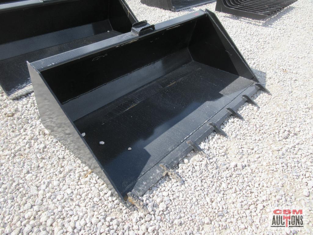 KC 66" Skid Steer Tooth Bucket Weighs #480