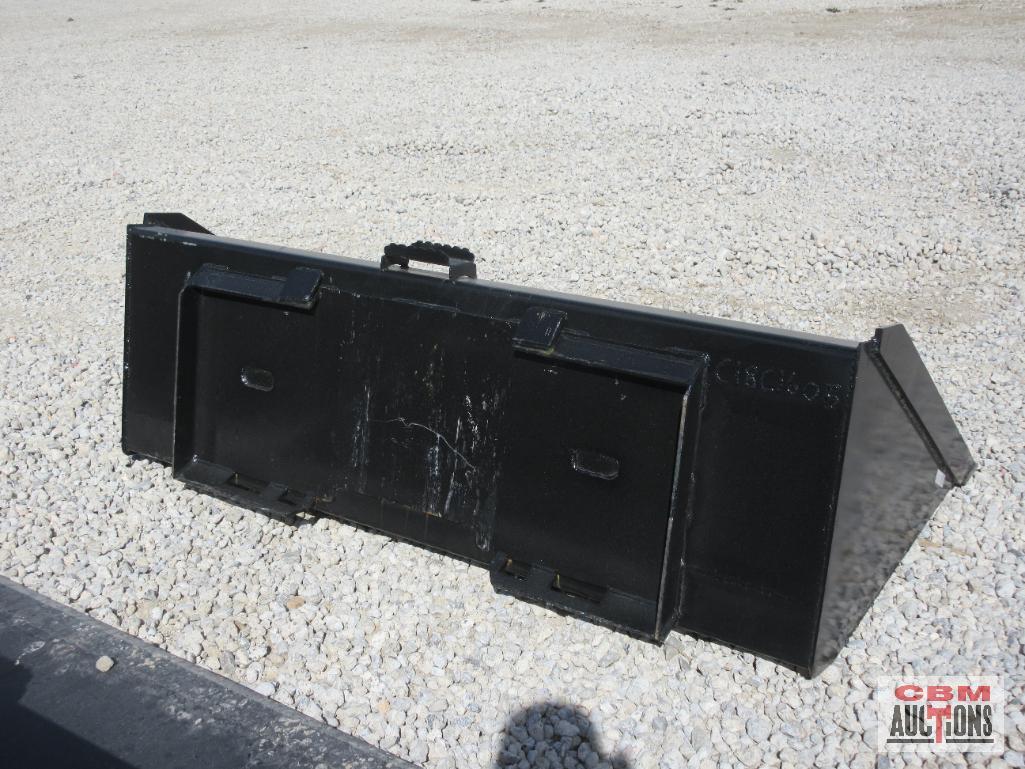 KC 66" Skid Steer Tooth Bucket Weighs #480