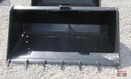 KC 66" Skid Steer Tooth Bucket Weighs #480