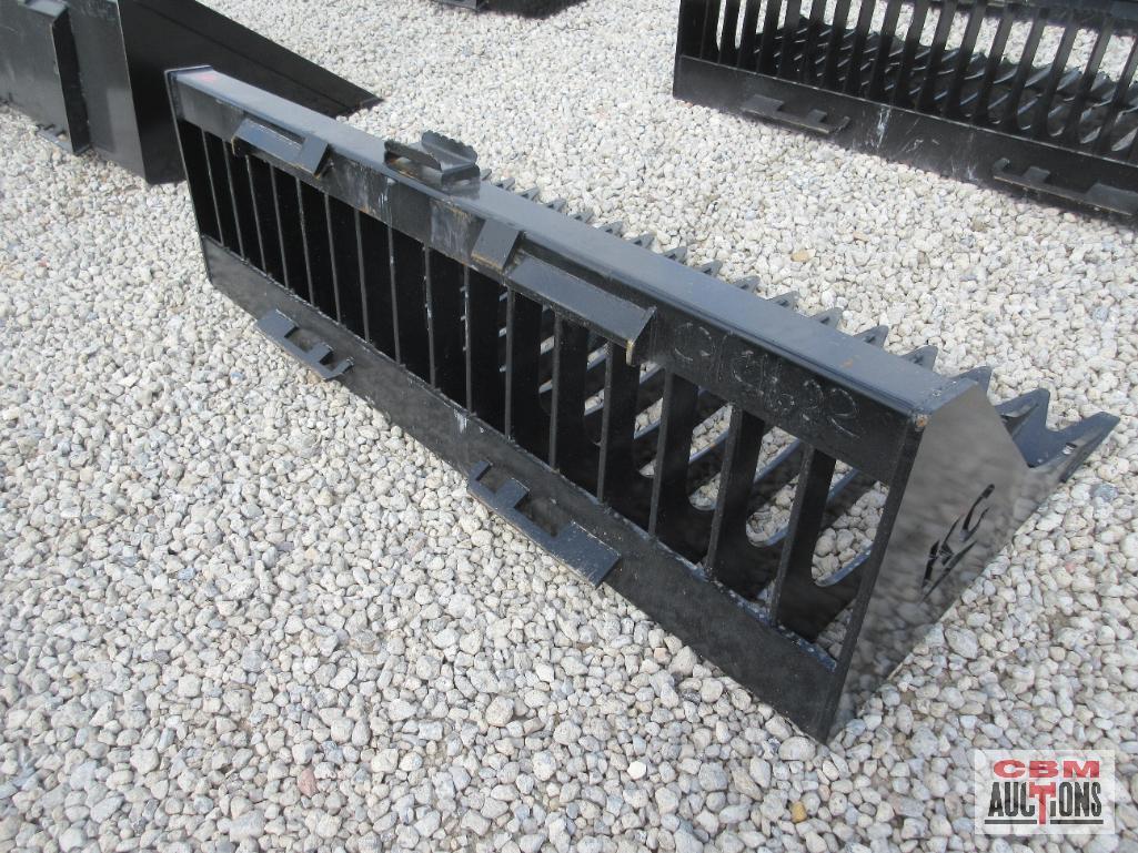 KC 76" Skid Steer Rock Bucket High Side Bucket #505