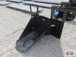 KC 40" Skid Steer Tree Spade Ditch Stump Bucket #241