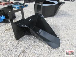KC 40" Skid Steer Tree Spade Ditch Stump Bucket #241