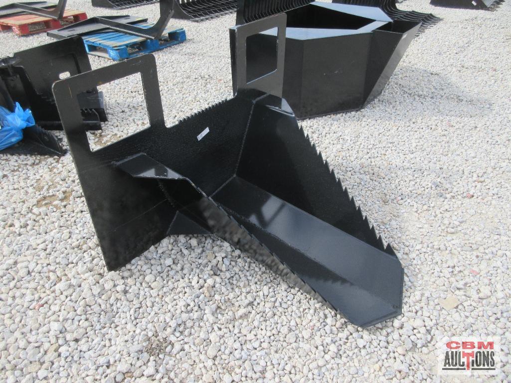 KC 40" Skid Steer Tree Spade Ditch Stump Bucket #241