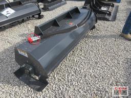 Wolverine TL-12-72W 72" Skid Steer Hydraulic Rotary Tiller With Hoses And Couplers 15-20 GPM S#0413