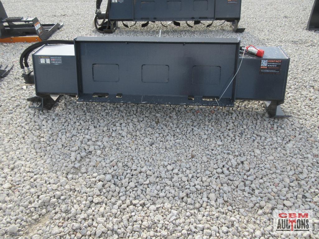 Wolverine TL-12-72W 72" Skid Steer Hydraulic Rotary Tiller With Hoses And Couplers 15-20 GPM S#0413