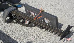 Wolverine SBM-12-72W Skid Steer 72" Hydraulic Sickle Bar Mower With Hoses And Couplers S#0072