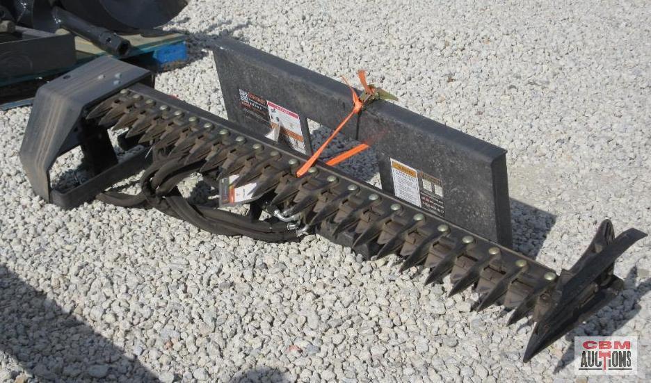 Wolverine SBM-12-72W Skid Steer 72" Hydraulic Sickle Bar Mower With Hoses And Couplers S#0072