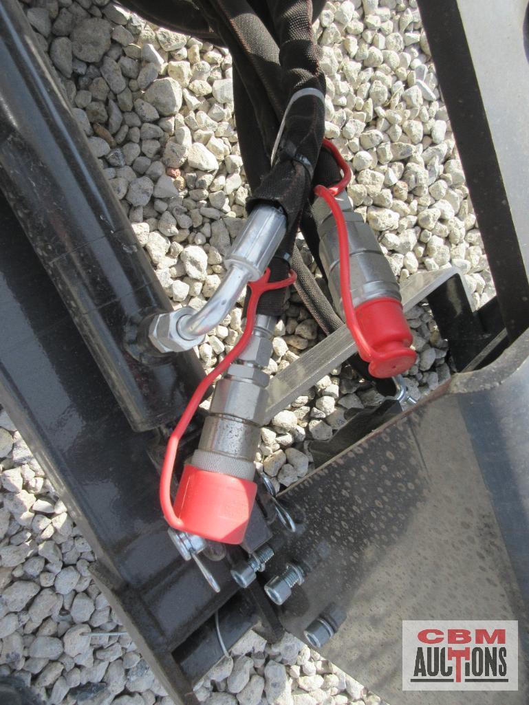 Wolverine SBM-12-72W Skid Steer 72" Hydraulic Sickle Bar Mower With Hoses And Couplers S#0072