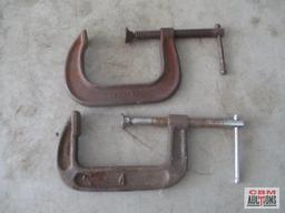 Pair of 4" C-Clamps *D7