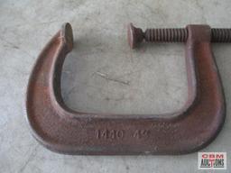 Pair of 4" C-Clamps *D7