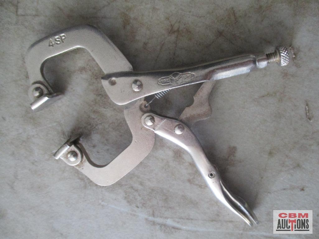 Black Tote & Misc. Hand Tools Adjustable Wrench, Level, Tool Bag, Hose End Mender, Clamping Pliers