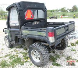 John Deere 825I XUV Gator, 4x4, 3 Cylinder, Gas, 5,389 Miles, 1,924 Hrs, Cab Only, Power Dump, Turn