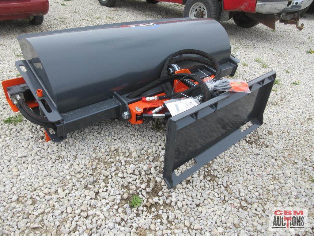 WIG XN-XJ01-72 72" Hydraulic Skid Steer Broom Angle Broom Attachment, GPM Range: 15 To 20, PSI