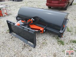 WIG XN-XJ01-72 72" Hydraulic Skid Steer Broom Angle Broom Attachment, GPM Range: 15 To 20, PSI
