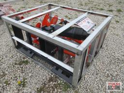 WIG XN-LXZ01-18 Skid Steer Hydraulic Post Hole Digger, Hex Drive, 12" & 18" Augers, 40" Auger