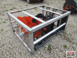 WIG XN-LXZ01-18 Skid Steer Hydraulic Post Hole Digger, Hex Drive, 12" & 18" Augers, 40" Auger