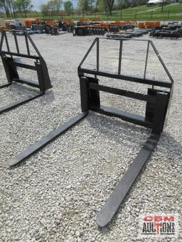 AGT SAII100 48" Skid Steer Pallet Forks 4K S#504A