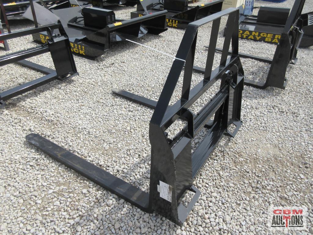 AGT SAII100 48" Skid Steer Pallet Forks 4K S#504A