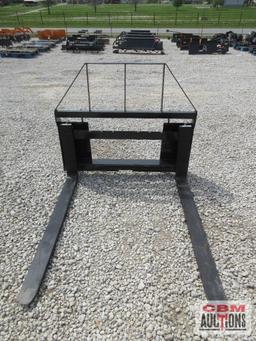 AGT SAII100 48" Skid Steer Pallet Forks 4K S#504A