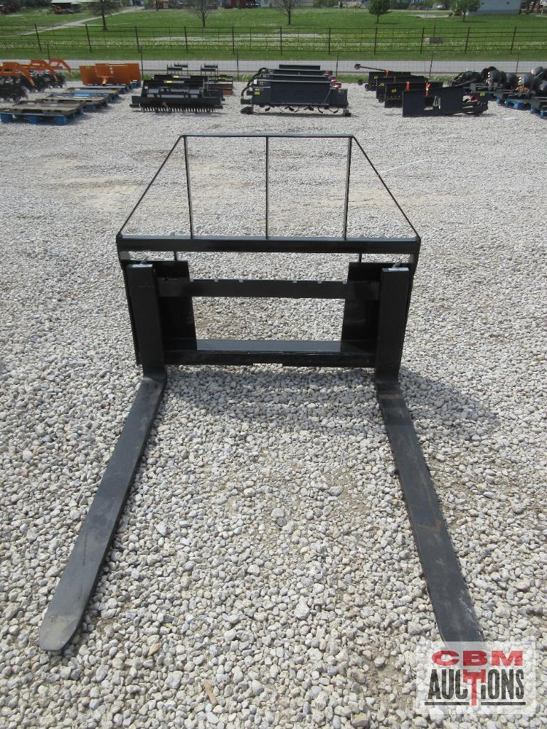 AGT SAII100 48" Skid Steer Pallet Forks 4K S#504A