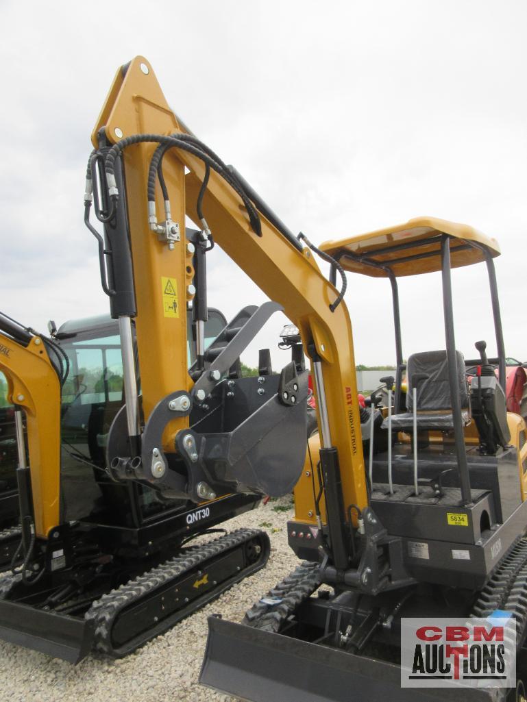 AGT MX50R 2.5 Ton Mini Excavator, 30hp Gas, Open Station ROPS, Dual Individual Pilot Controls, Swing