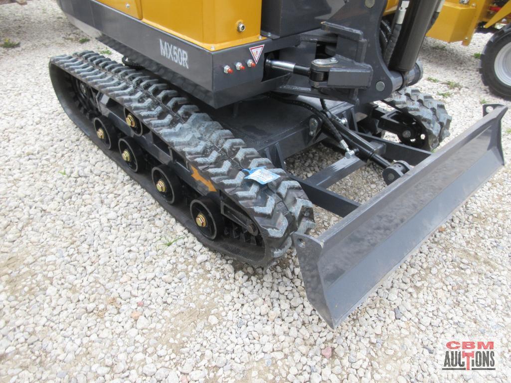 AGT MX50R 2.5 Ton Mini Excavator, 30hp Gas, Open Station ROPS, Dual Individual Pilot Controls, Swing