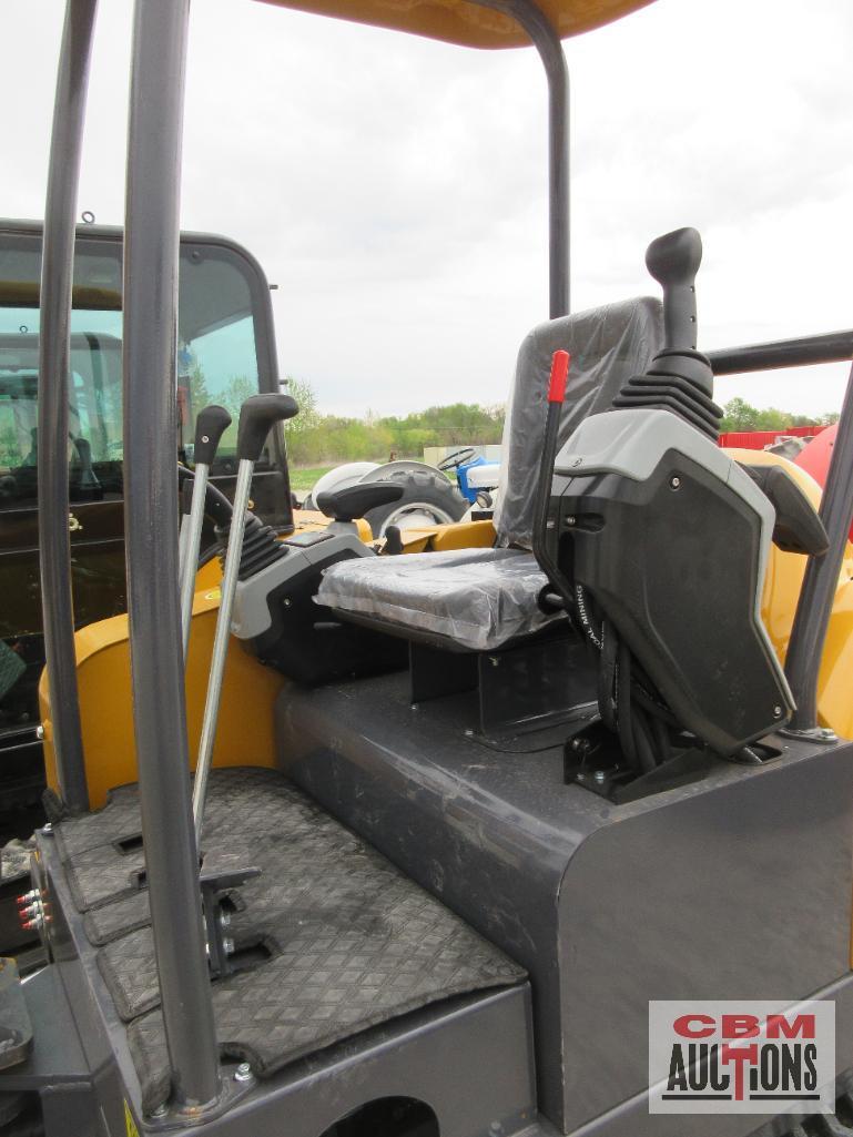 AGT MX50R 2.5 Ton Mini Excavator, 30hp Gas, Open Station ROPS, Dual Individual Pilot Controls, Swing