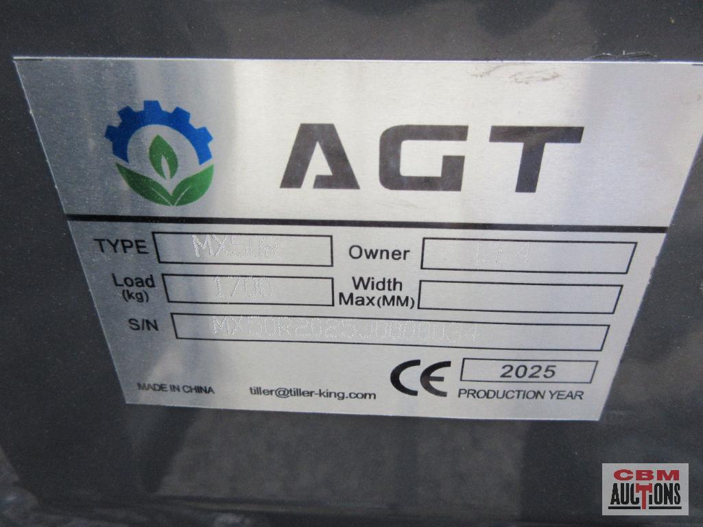 AGT MX50R 2.5 Ton Mini Excavator, 30hp Gas, Open Station ROPS, Dual Individual Pilot Controls, Swing