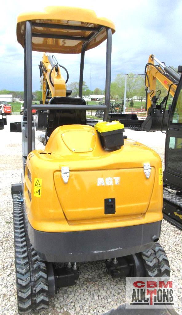 AGT MX50R 2.5 Ton Mini Excavator, 30hp Gas, Open Station ROPS, Dual Individual Pilot Controls, Swing