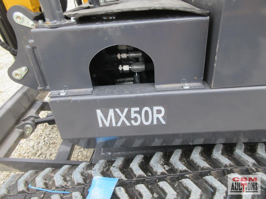 AGT MX50R 2.5 Ton Mini Excavator, 30hp Gas, Open Station ROPS, Dual Individual Pilot Controls, Swing