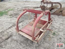 Red Reversible 3Pt Dirt Slip Bucket