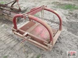 Red Reversible 3Pt Dirt Slip Bucket