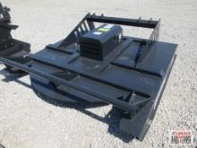 JCT 72" Skid Steer Brush Cutter Mower With Hoses & Couplers 6' Wide Deck Built With 7 Gauge Steel.