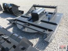JCT 72" Skid Steer Brush Cutter Mower With Hoses & Couplers 6' Wide Deck Built With 7 Gauge Steel.