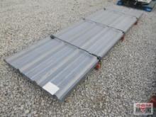 12' Galvannealed 24 ga Barn Metal Panel 36" Coverage 50+/- Pcs