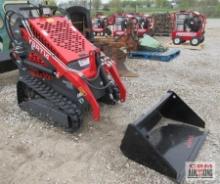 AGT YSRT14 Compact Mini Track Skid Steer, 15HP Gas Engine, Hydrostatic, 38" Smooth Bucket With Quick