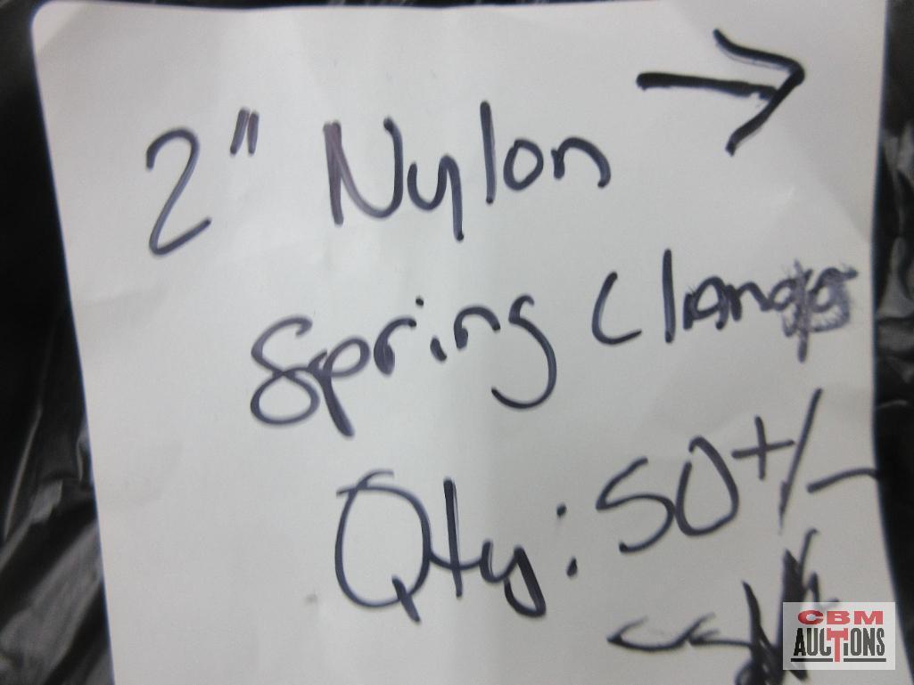 2" Nylon Spring Clamps - Set of 50(+/-)