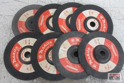 Makita 7430274 7" x 1/8" x 7/8" Flexible Grinding Wheels - Set of 8