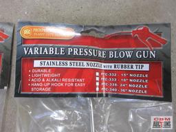 PTC Variable Pressure Blow Guns - Set of 3