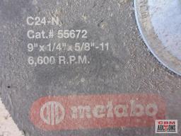 Metabo 55672 9" x 1/4" x 5/8"-11 Depressed Center Cutting Wheels - Set of 6