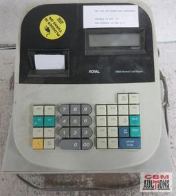 Royal 435dx Electronic Cash Register - Runs - No Keys