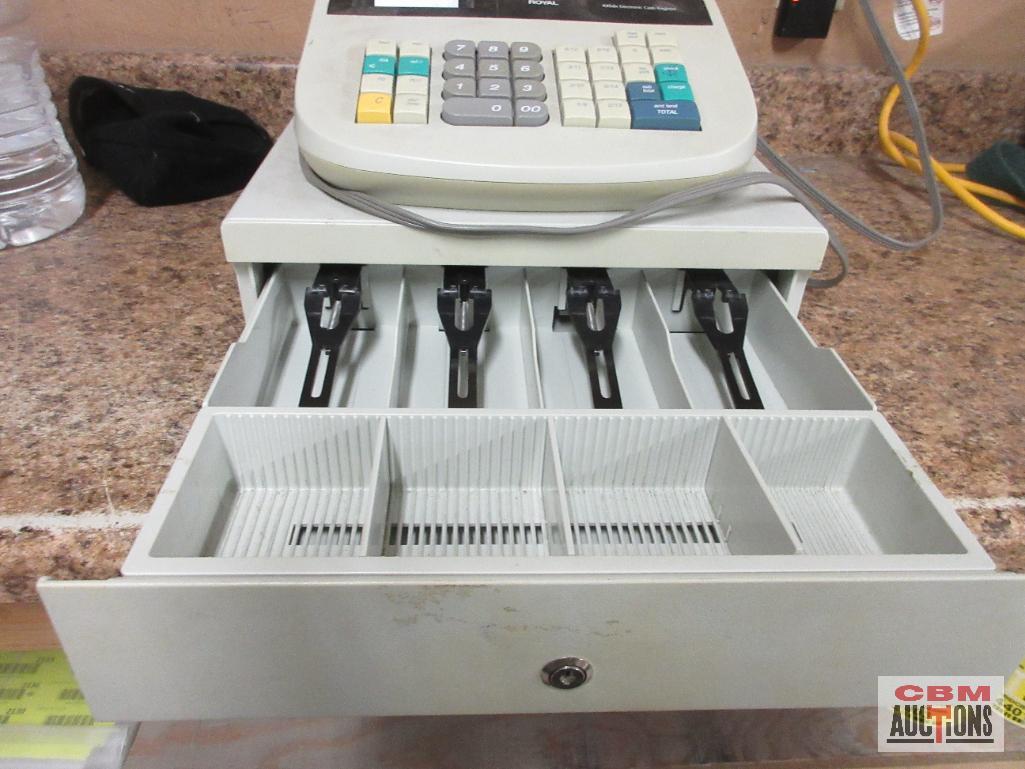 Royal 435dx Electronic Cash Register - Runs - No Keys