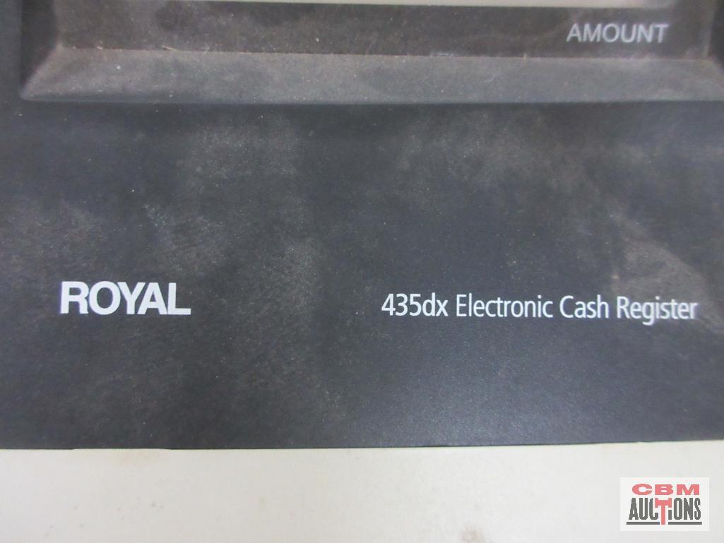 Royal 435dx Electronic Cash Register - Runs - No Keys