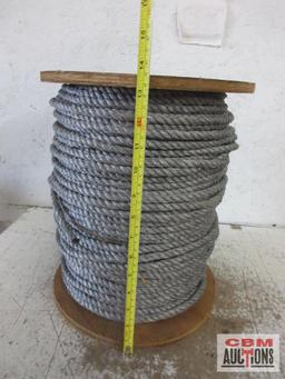 Spool of Gray Split Film Rope 600' (+/-)