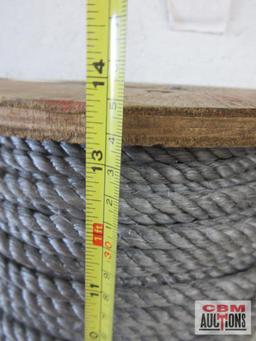 Spool of Gray Split Film Rope 600' (+/-)