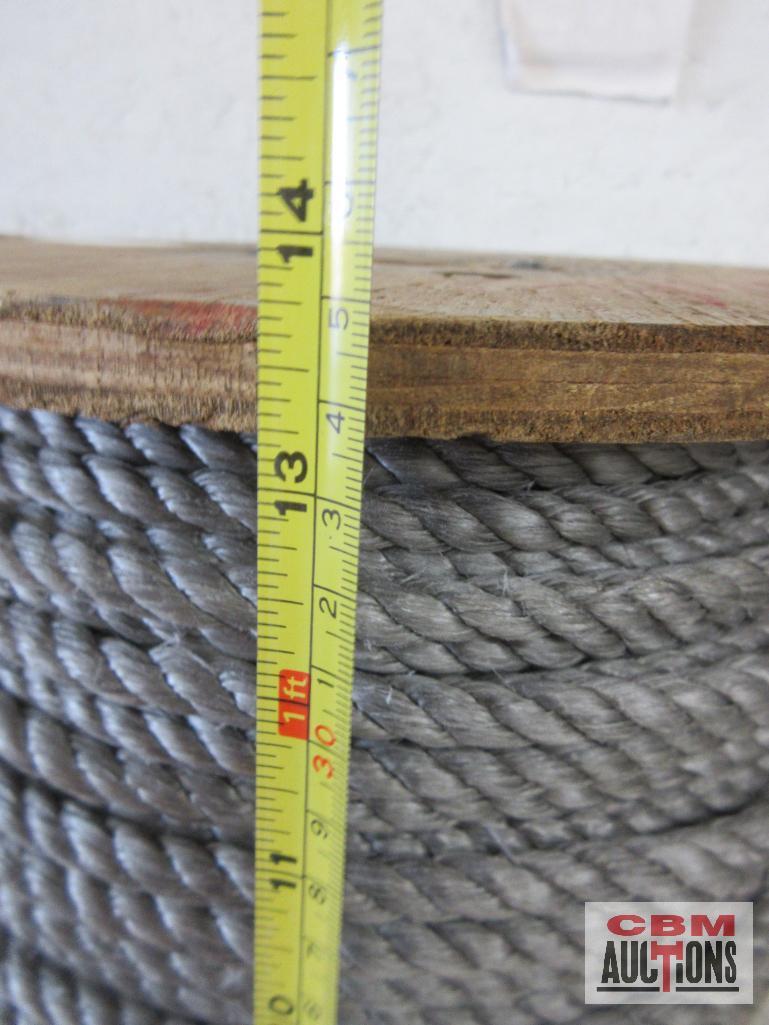 Spool of Gray Split Film Rope 600' (+/-)