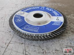 Garyson 5" x 7/8", Type 27, 40 Grit Flap Wheel Discs - Set of 10(+/-)