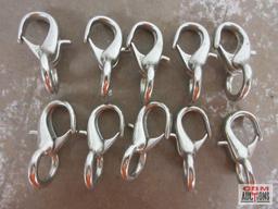 #105 _ 5/8" Lobster Claw Snaps - Set of 10