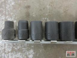 Wright 12pc 3/8" Drive, 6pt Impact Socket Set w/ Storage Rail - USA 5/16", 3/8", 1/2", 3/16", 5/8",